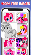 Pony Pixel Art Coloring Book Screenshot 1
