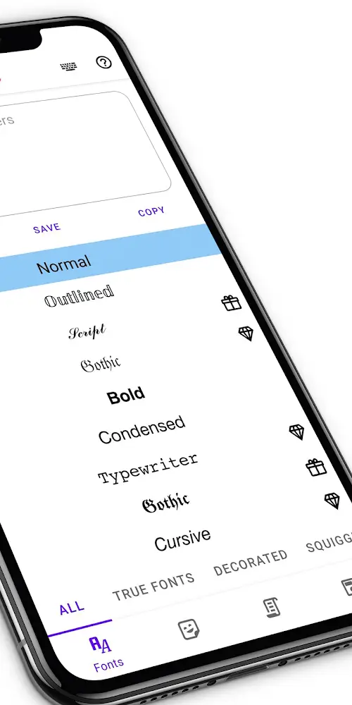 Fonts: Change Typefaces Captura de pantalla 2