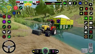 Tractor Game 3D Indian Tractor Скриншот 1