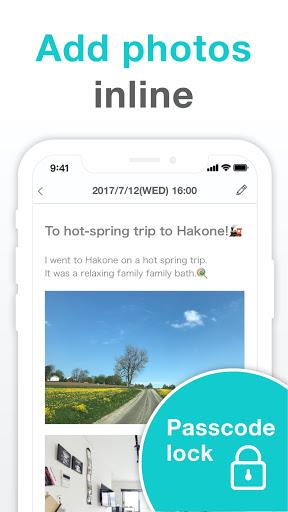 Simple Diary - journal w/ lock スクリーンショット 2