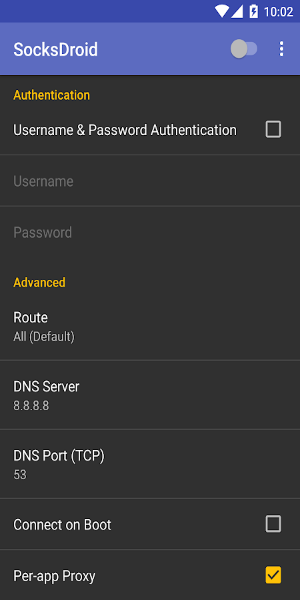 SocksDroid 스크린샷 3
