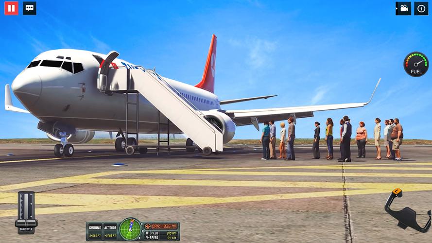 Airbus Simulator Airplane Game स्क्रीनशॉट 1