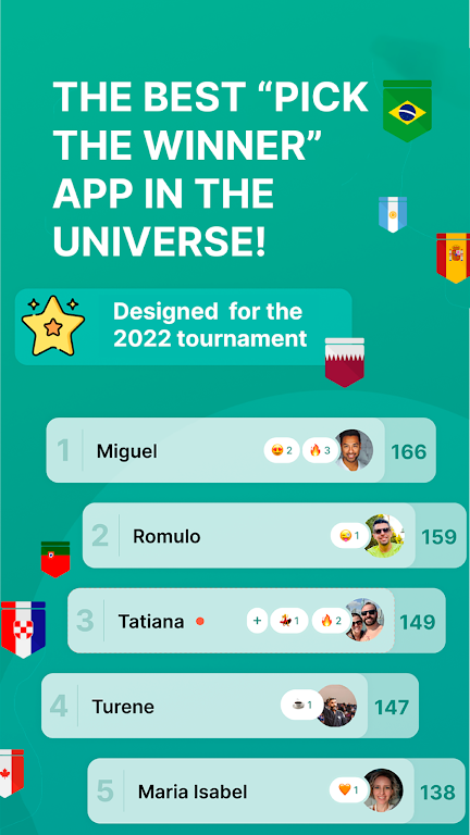 Predict the winner soccer 2022 Captura de tela 1