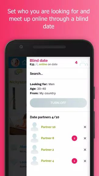 Blindr - Online blind date Screenshot 2