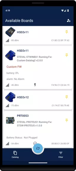 ST BLE Sensor Capture d'écran 1