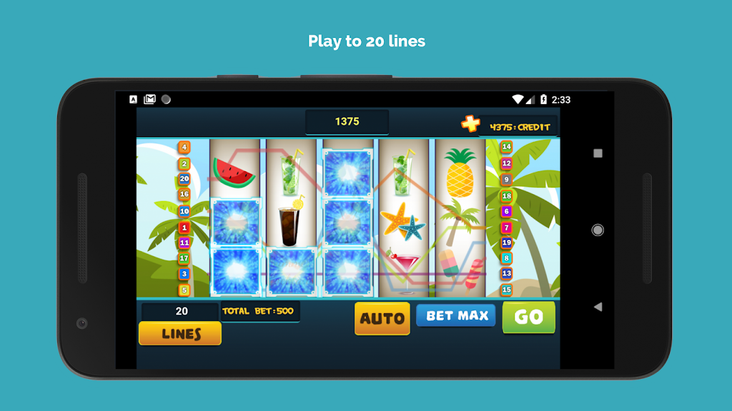 Lucky Vegas - Summer Cocktail Slot Jackpot Machine スクリーンショット 2
