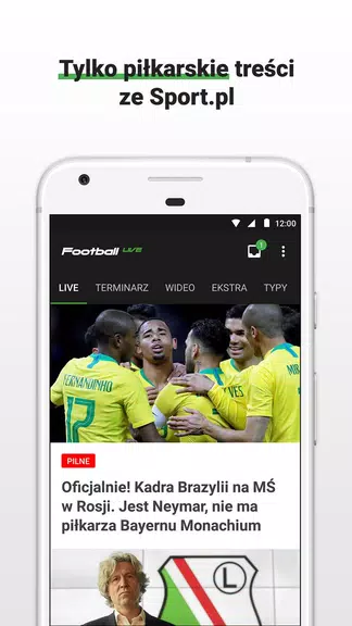 Football LIVE - wyniki na żywo Captura de tela 1