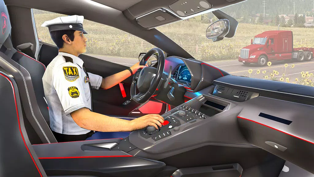 Crazy Car Driving: Taxi Games 스크린샷 1