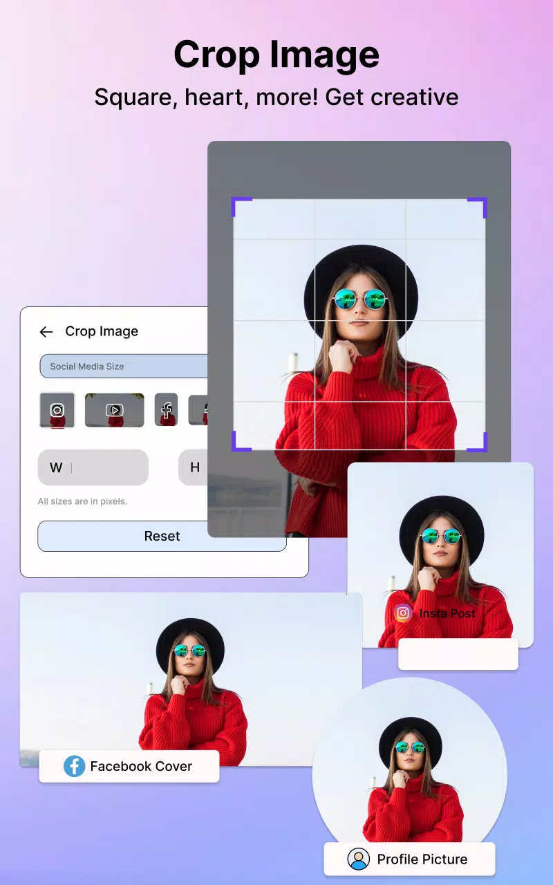 Image Crop - Compress, Resizer Captura de tela 2