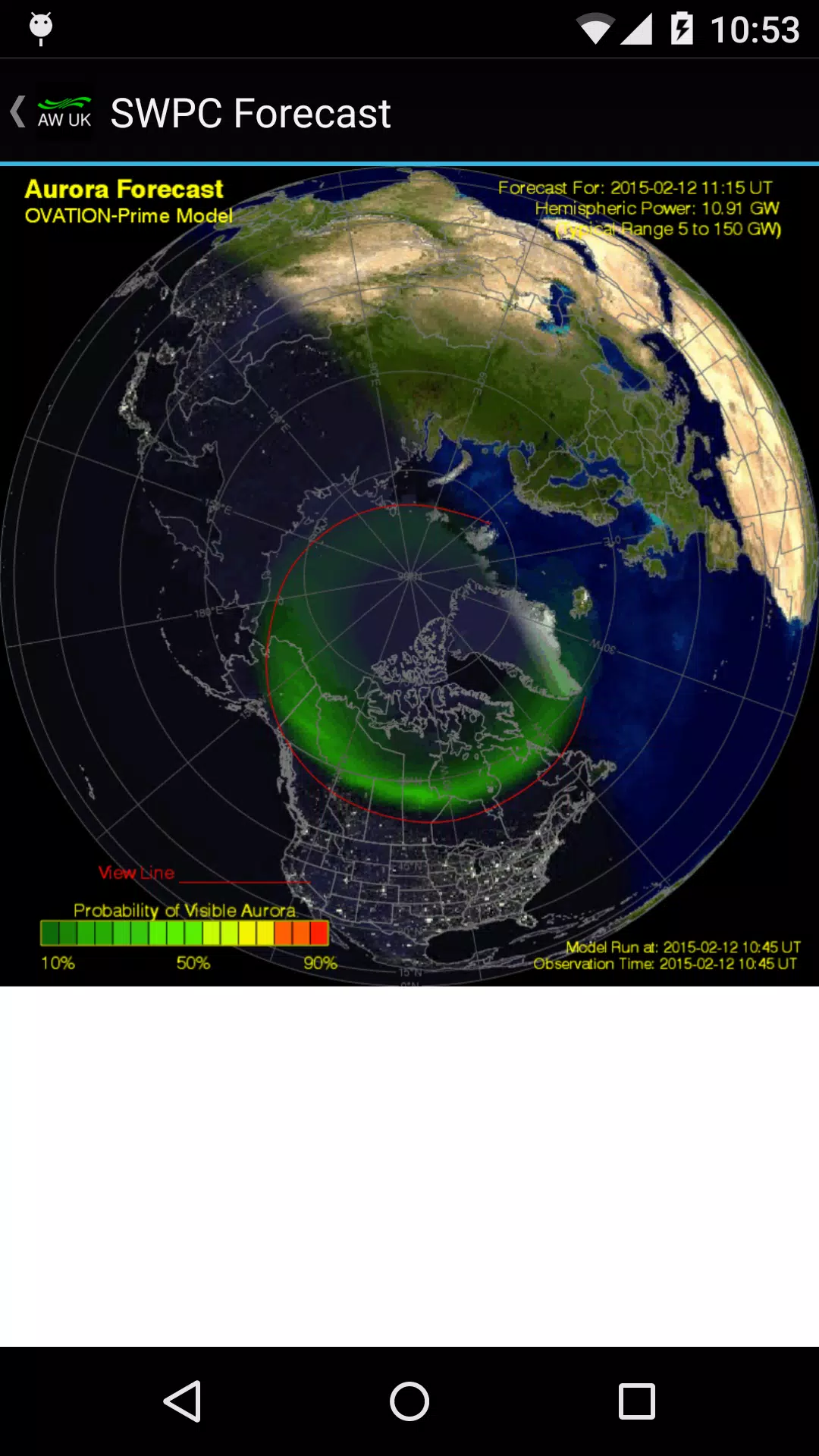 Aurora Watch (UK)应用截图第4张