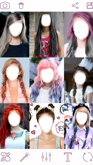 소녀 헤어 스타일 Girls Hairstyles 스크린샷 4