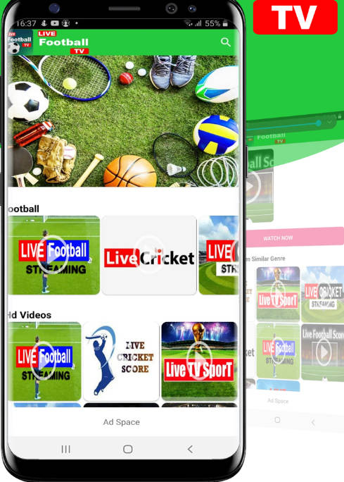 Live Football HD TV Captura de tela 1