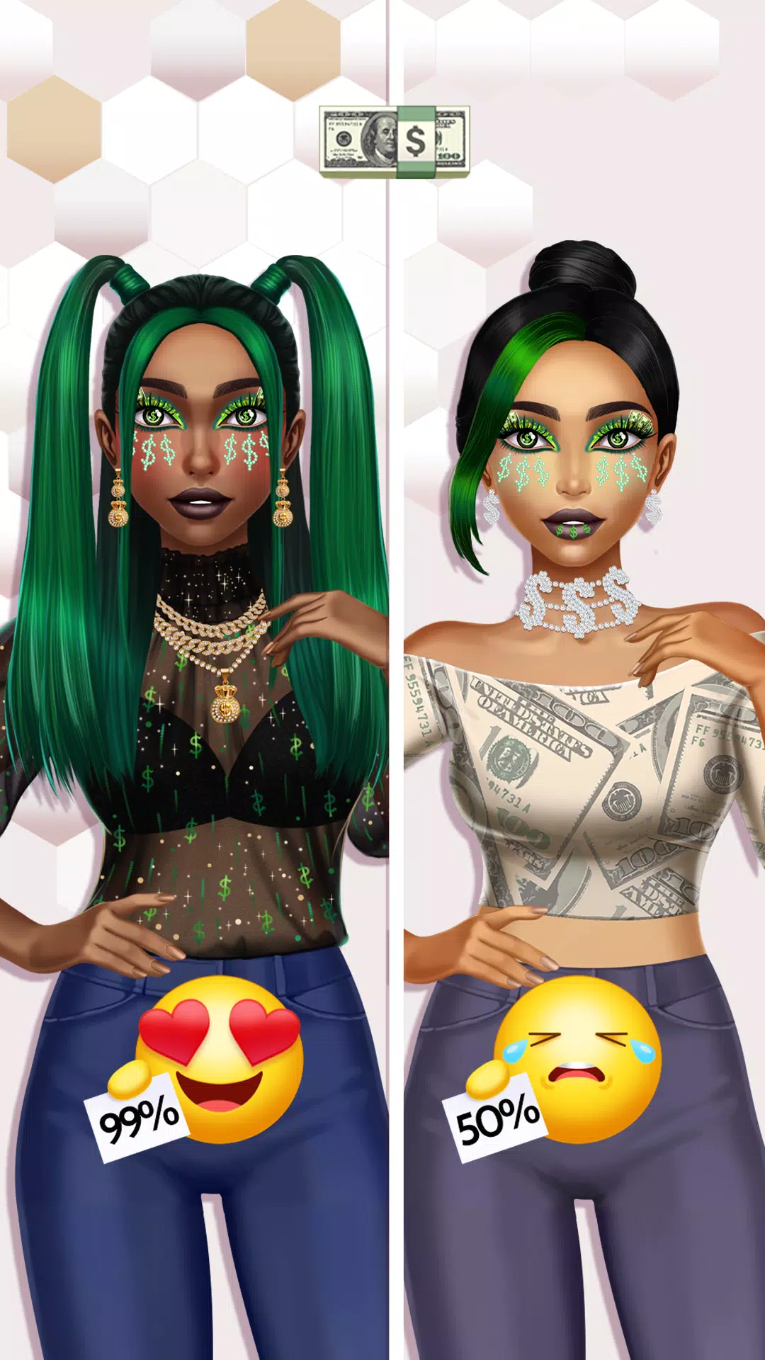 Emoji Makeup Game Captura de pantalla 3