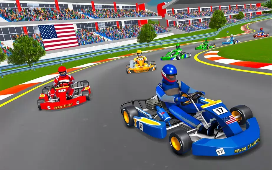 Go Kart Racing Games 3D Stunt 스크린샷 3