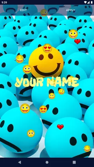 Cute Emoji Live Wallpaper स्क्रीनशॉट 2