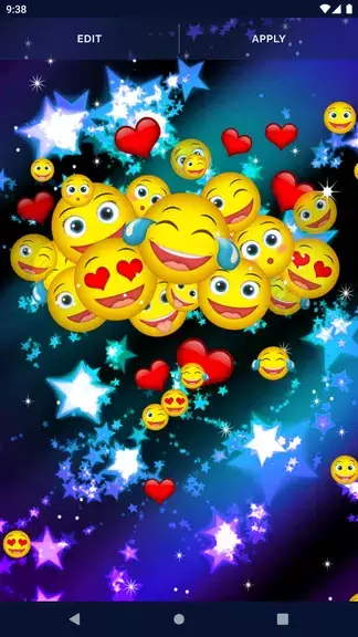 Cute Emoji Live Wallpaper स्क्रीनशॉट 4