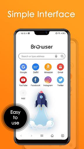 Browser King: Secure Browser, Fastest Web Browser スクリーンショット 1