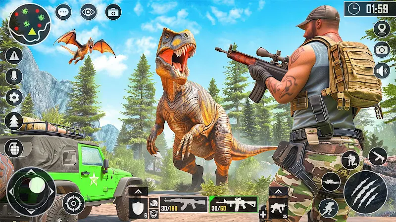 Wild Dino Hunting: Gun Games Screenshot 2