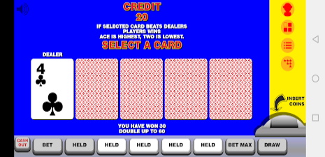 Video Poker with Double Up Capture d'écran 1