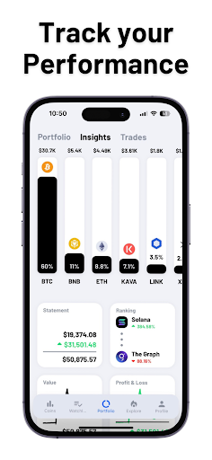 Coin Portfolio Crypto Tracker Screenshot 3