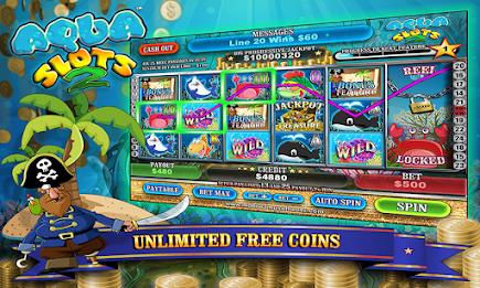 Aqua Slots 2 Treasure Island Screenshot 1