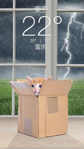 Weather Kitty - App & Widget Capture d'écran 4