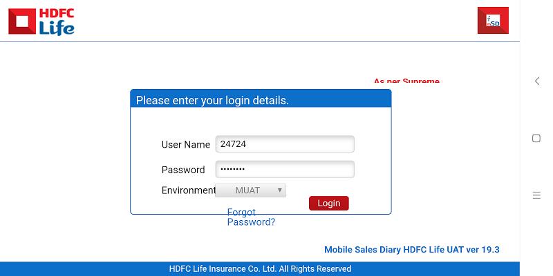 HDFC Life mSD Sales应用截图第1张