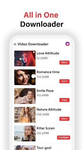 Real Video Player & Downloader 스크린샷 2