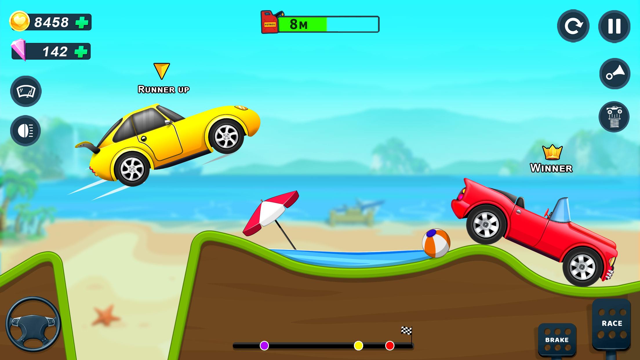 Hill Racing Car Game For Boys स्क्रीनशॉट 2