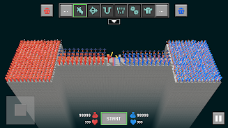 Blocky Ragdoll Battle Capture d'écran 2