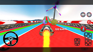 Jet Car Stunt Racing Car Juego Captura de pantalla 2