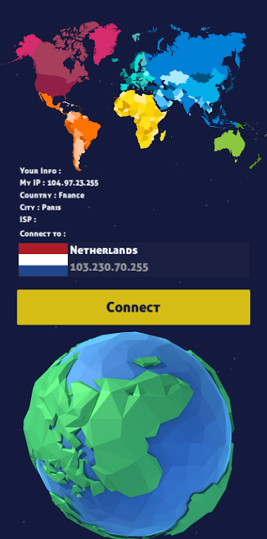 VPN NetherLands - IP for NL應用截圖第3張