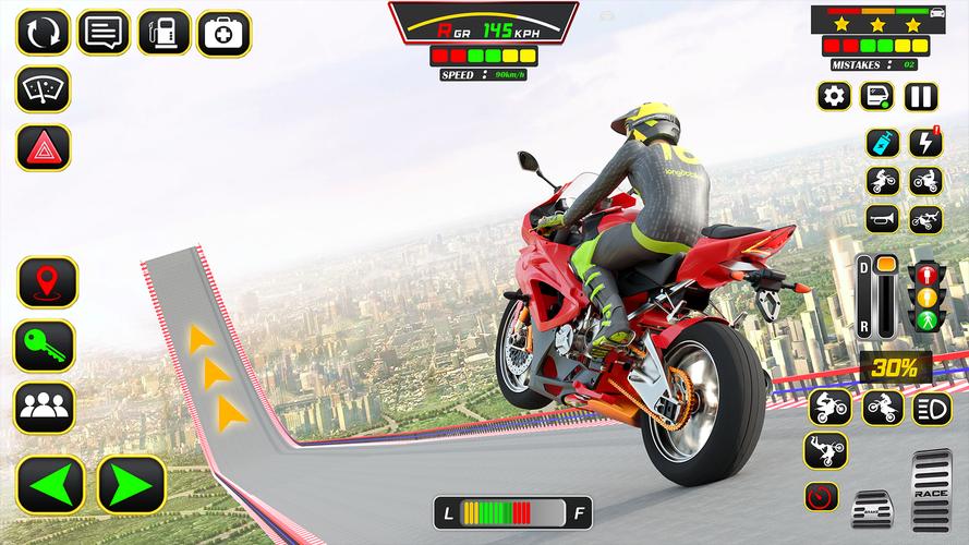 GT Bike Stunt Bike Racing Game Capture d'écran 2
