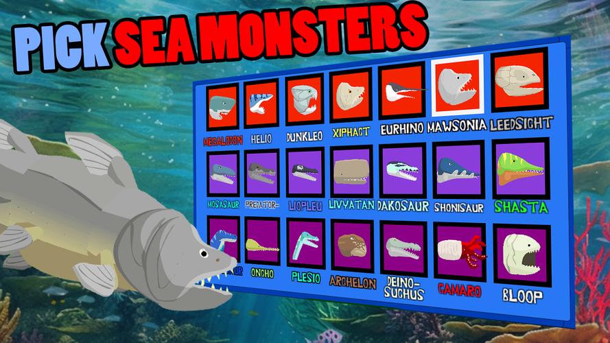 Megalodon Fights Sea Monsters स्क्रीनशॉट 2
