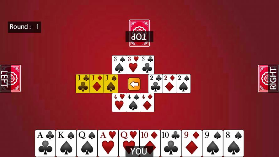Hazari Card Game : 1000 Points स्क्रीनशॉट 1