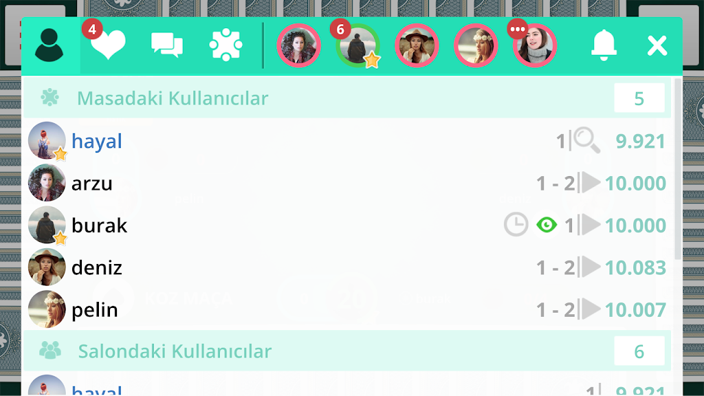 Eşli İhaleli Batak Captura de pantalla 3