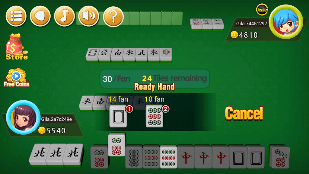 Mahjong 2P: competition應用截圖第3張