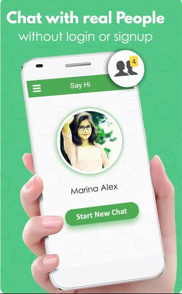 Say Hi - Meet People Online Captura de pantalla 1