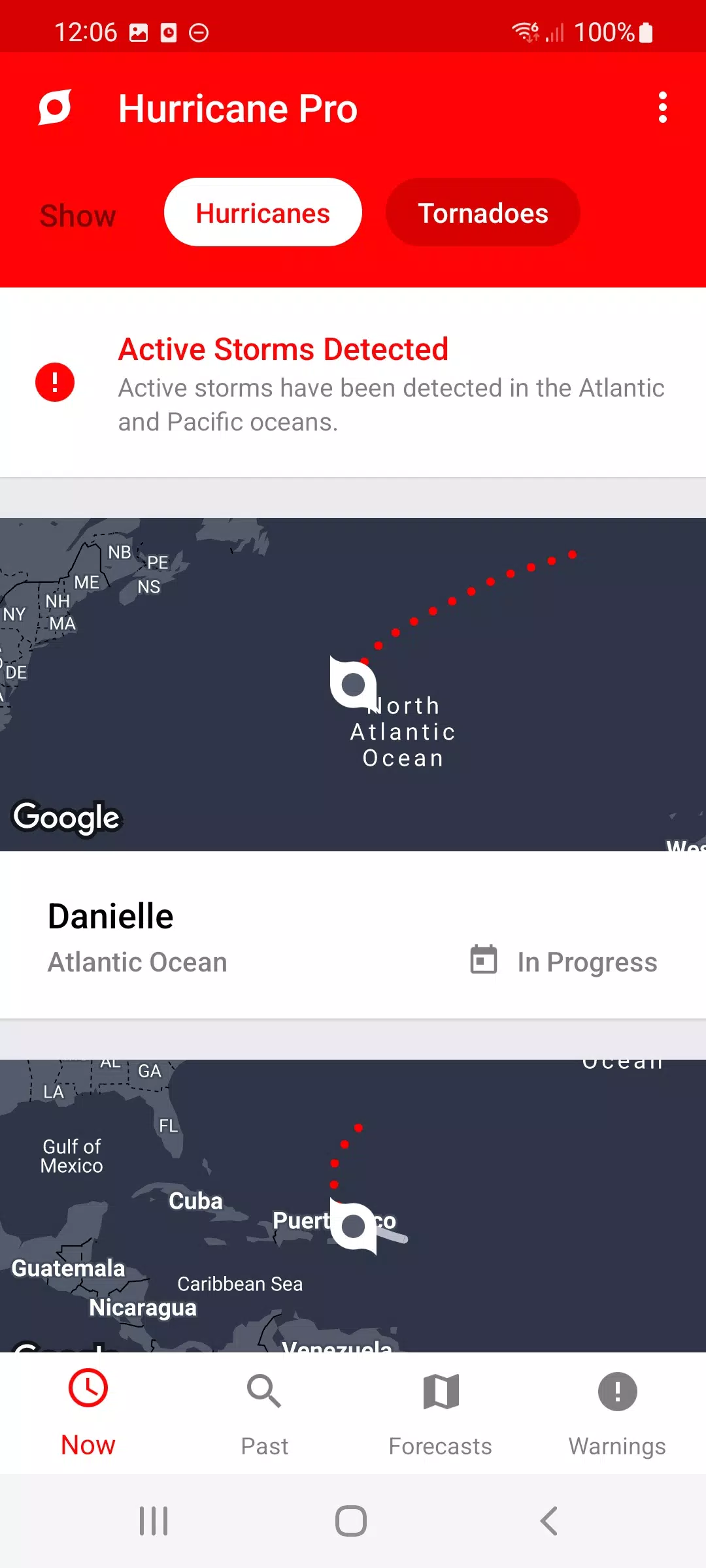 My Hurricane Tracker Captura de pantalla 3