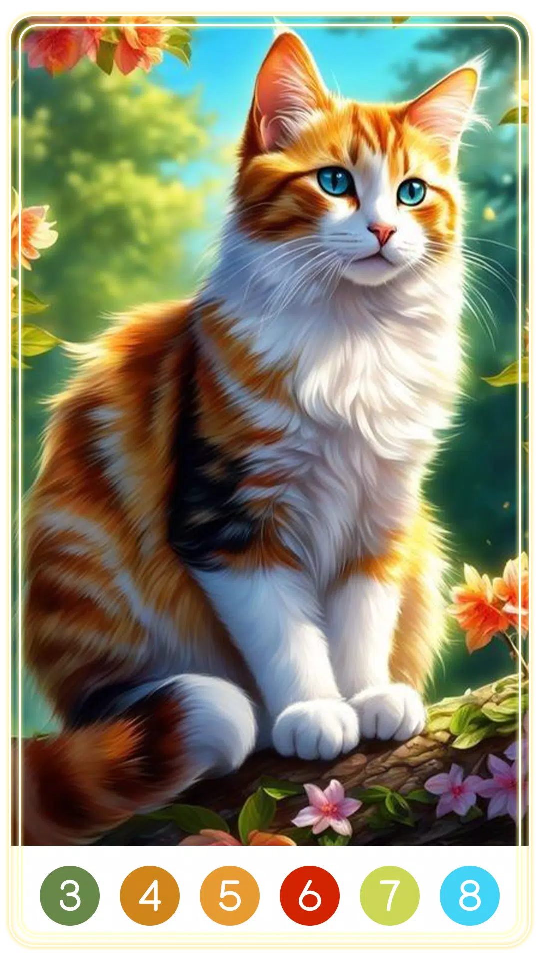 Cat Paint by Number 스크린샷 1