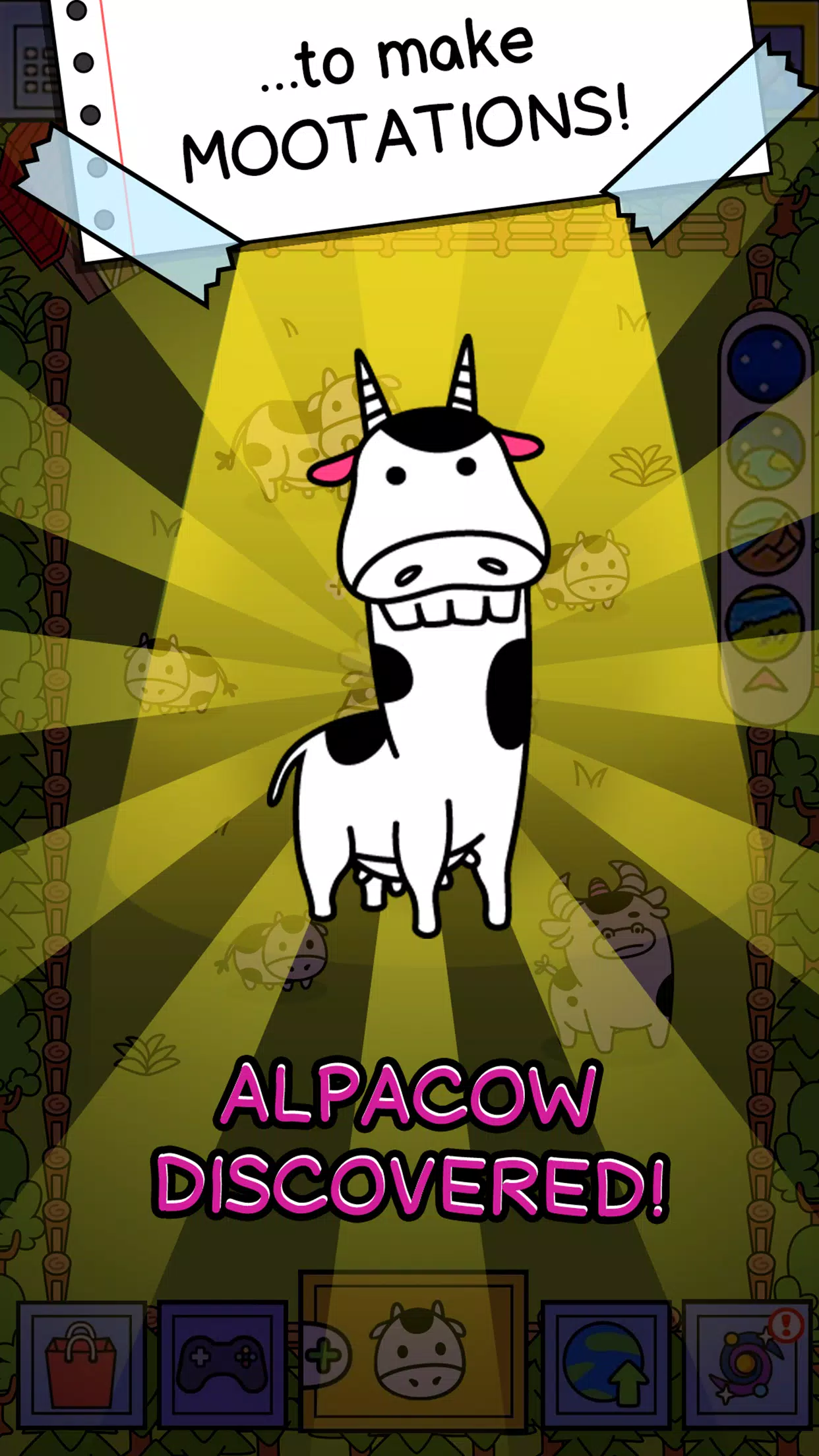 Cow Evolution: Juego de Vacas Captura de pantalla 2