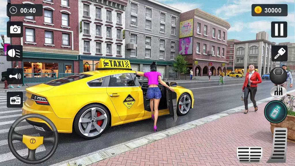 Taxi Simulator 3D - Taxi Games 스크린샷 1