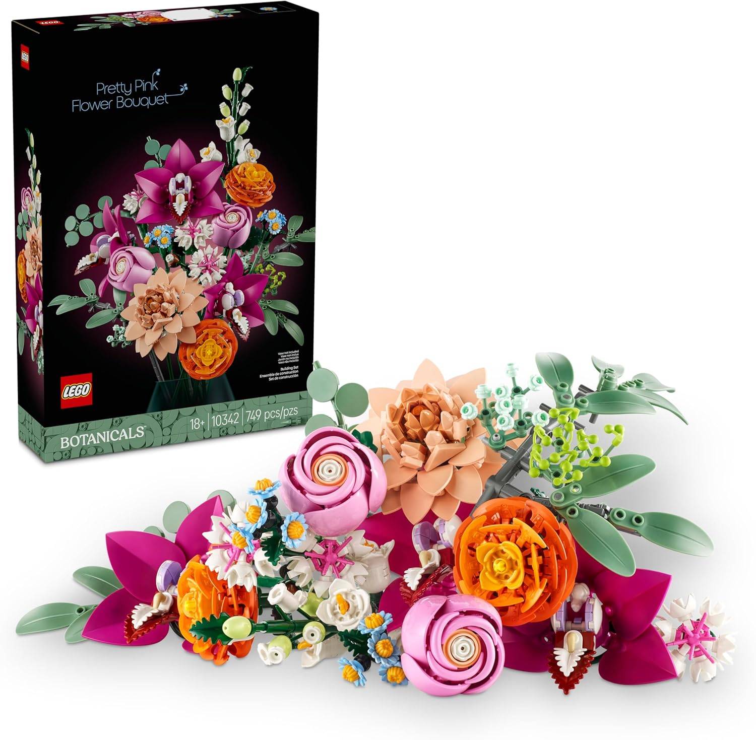 LEGO迷人粉紅花束：完美的情人節禮物