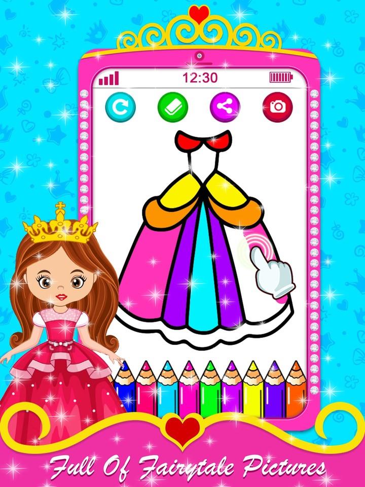 Princess Baby Phone Games Captura de tela 2