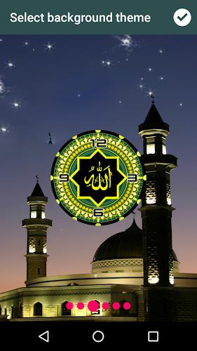 Allah Clock Live Wallpaper Captura de tela 2