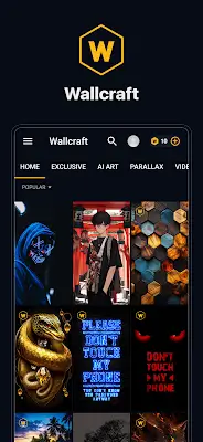 Wallcraft Cool 4K Wallpaper 4D Captura de pantalla 1