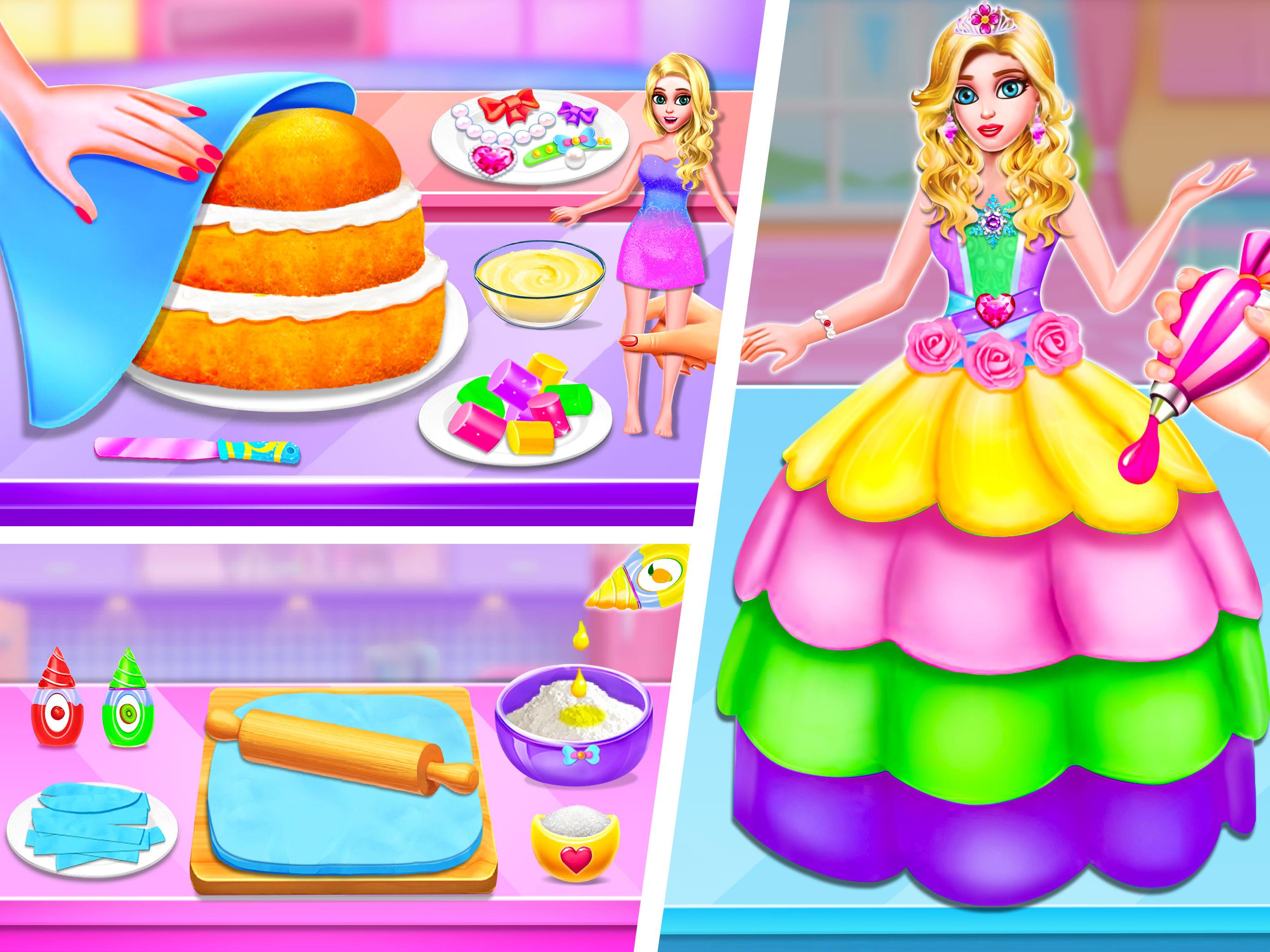 Doll House Cake Maker Game Скриншот 1