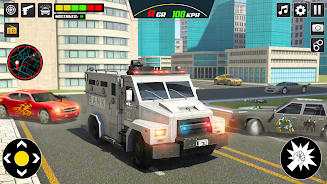 Bank Cash Van Driver Simulator Captura de pantalla 2