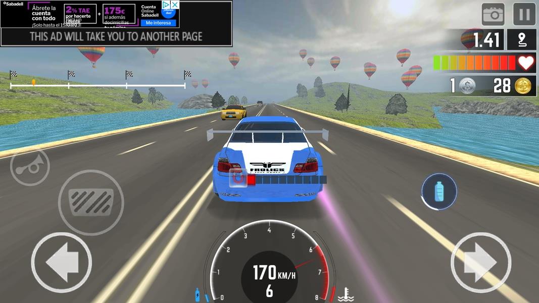 Crazy Car Traffic Racing Capture d'écran 2
