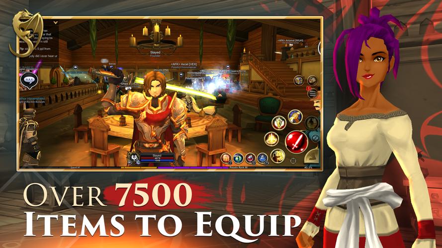 RPG MMO 3D AdventureQuest Captura de tela 3
